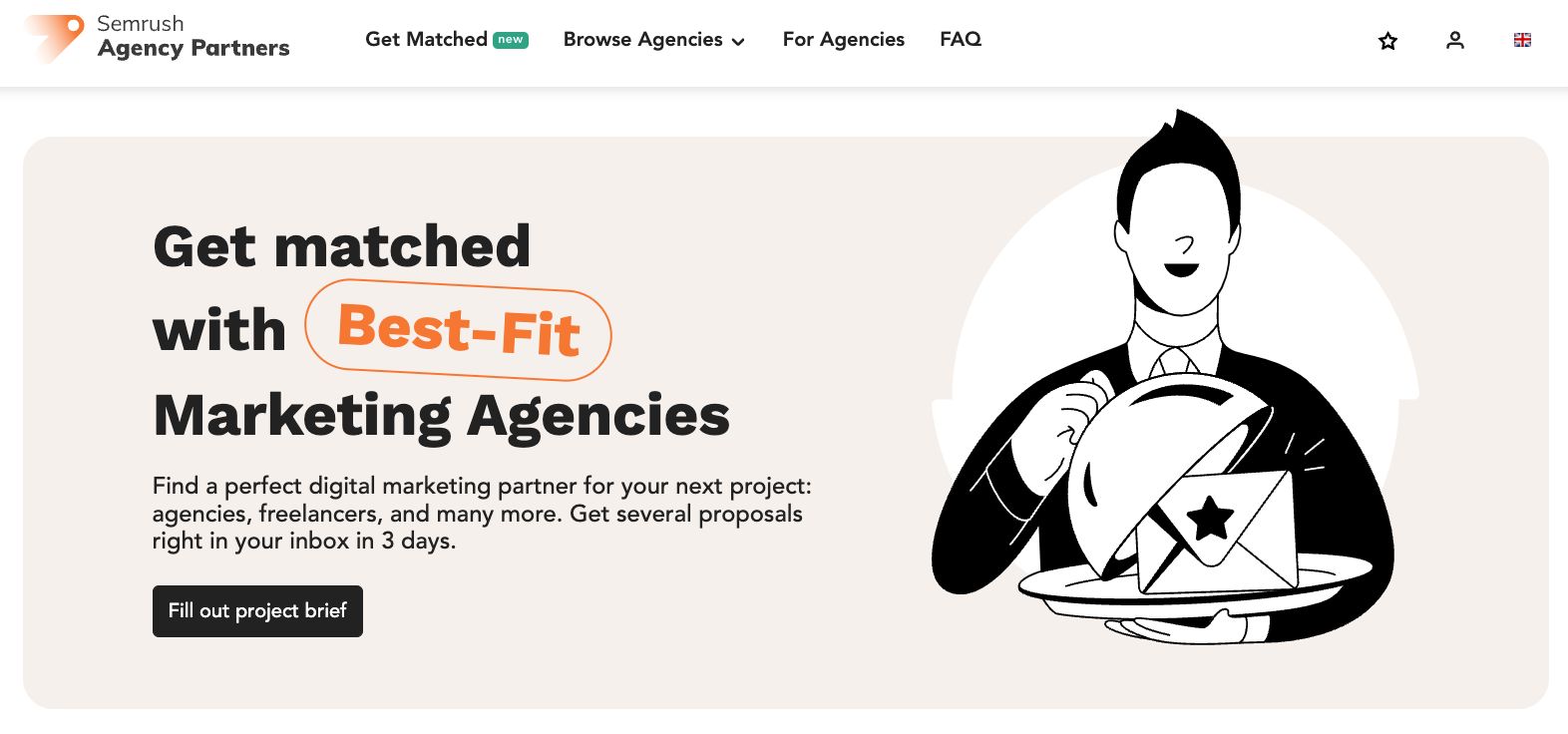 Semrush Agency Partners landing page