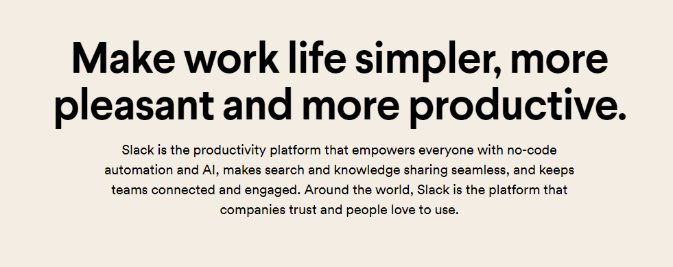 Slack&rsquo;s value proposition