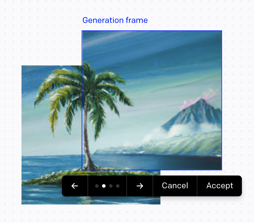 click &ldquo;Accept&rdquo; when you&rsquo;re satisfied with the image