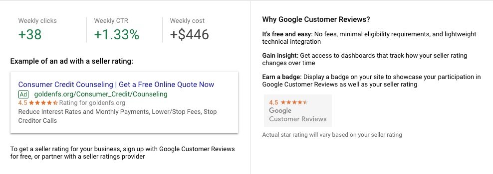 stellar rating reviews