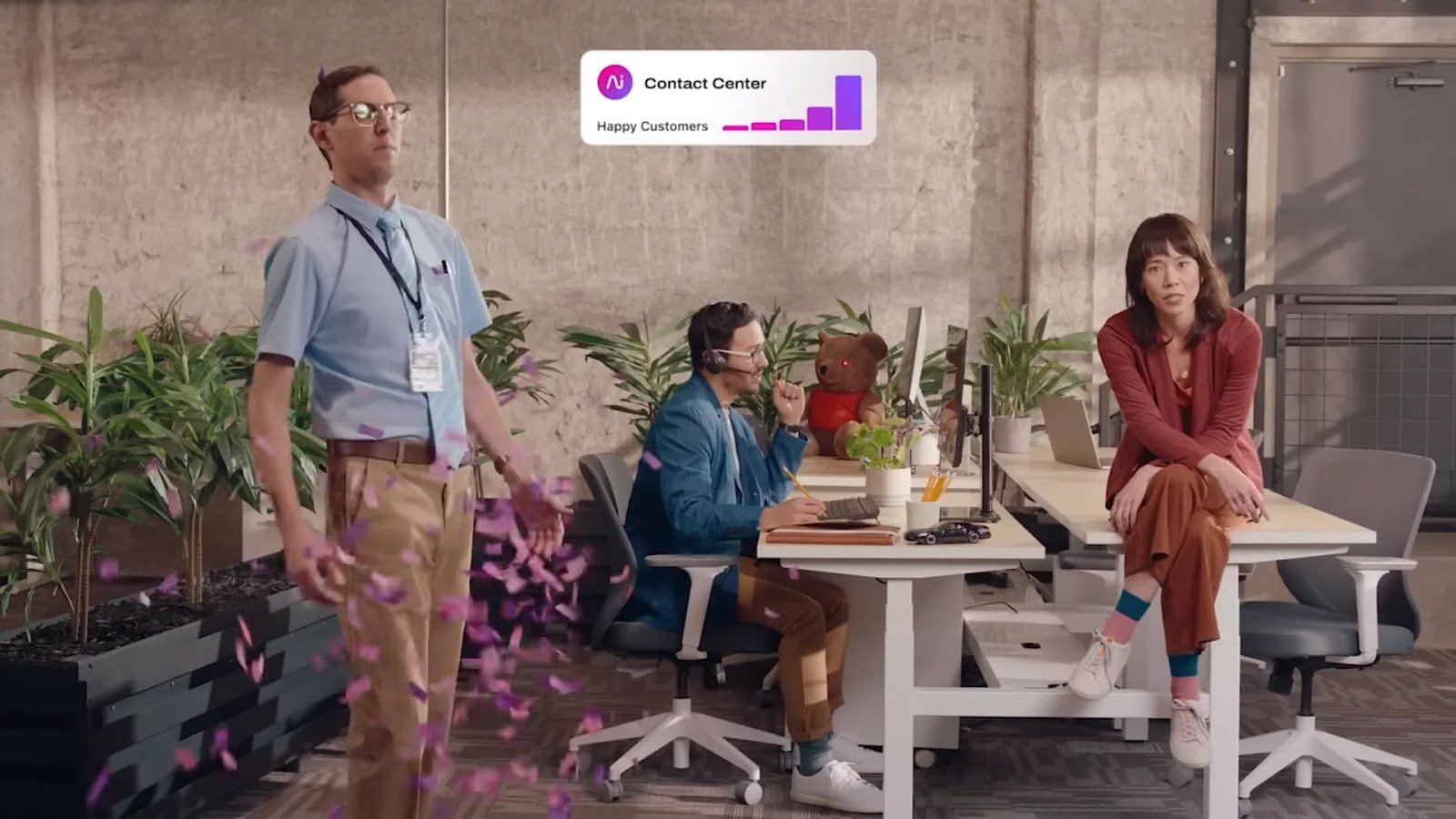 A screenshot from Dialpad's ad about &ldquo;good AI&rdquo;