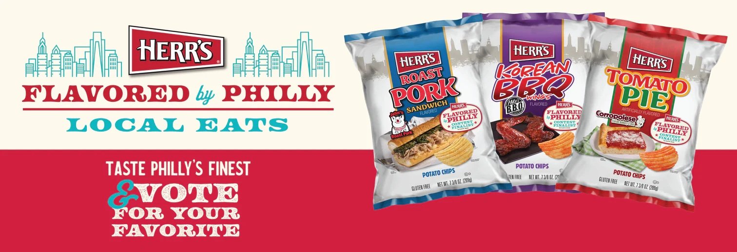 Herr&rsquo;s Flavored by Philly Local Eats banner