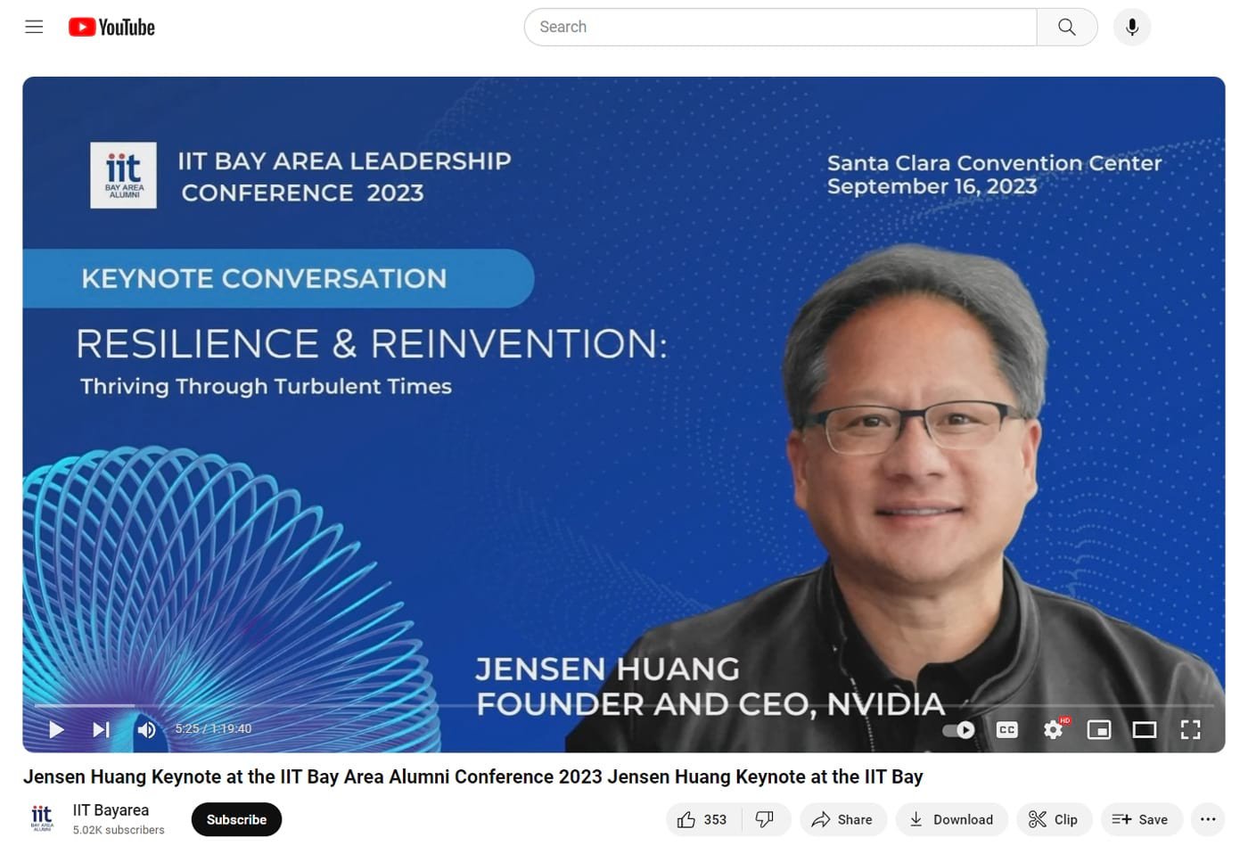 NVIDIA&rsquo;s Jensen Huang keynote at a leadership conference in California&rsquo;s Bay Area