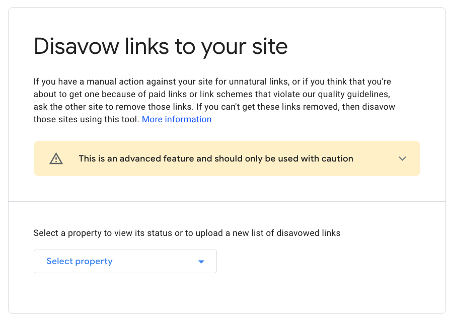 Google&rsquo;s disavow tool