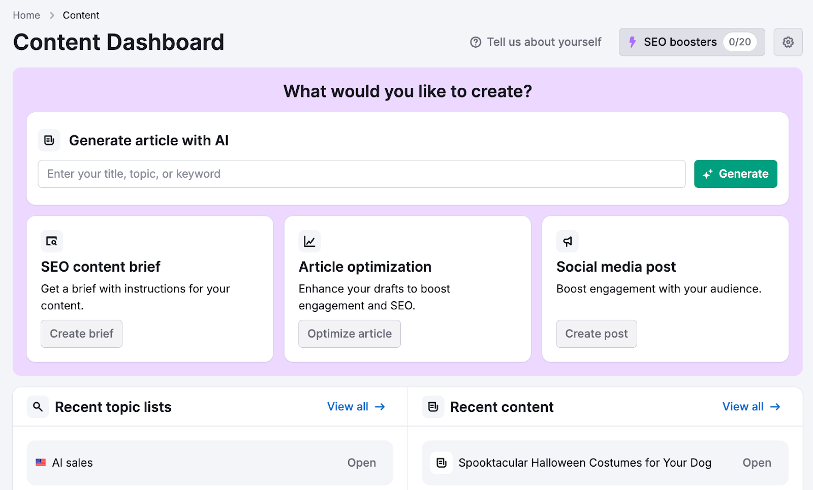 Semrush Content Toolkit: The best ChatGPT alternative for content creation and SEO