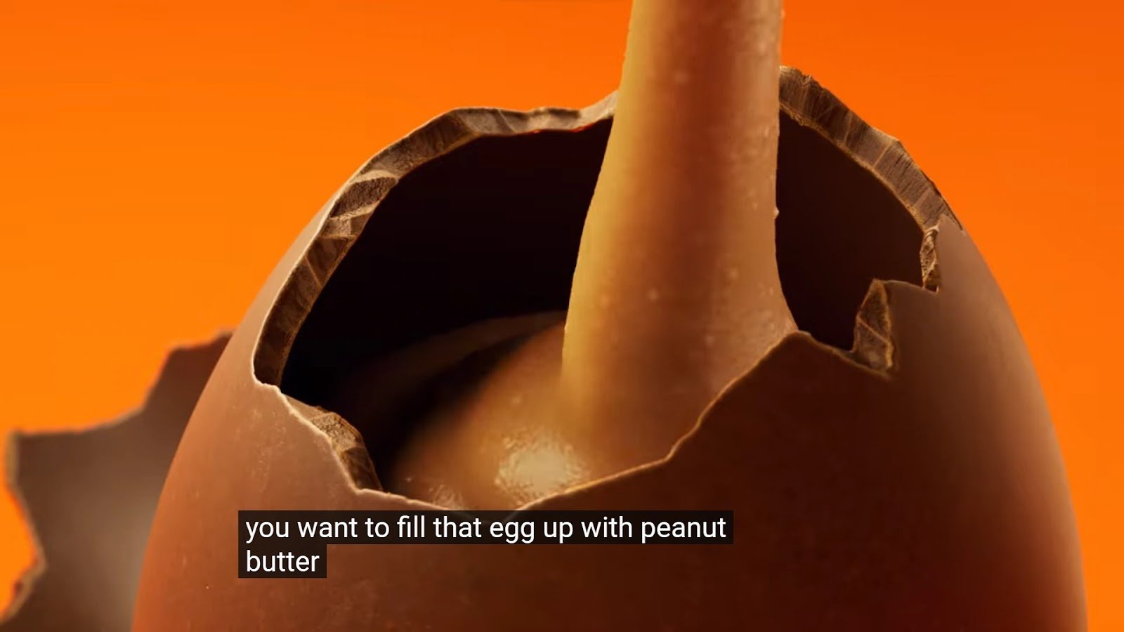 A screenshot from Reese&rsquo;s video campaign