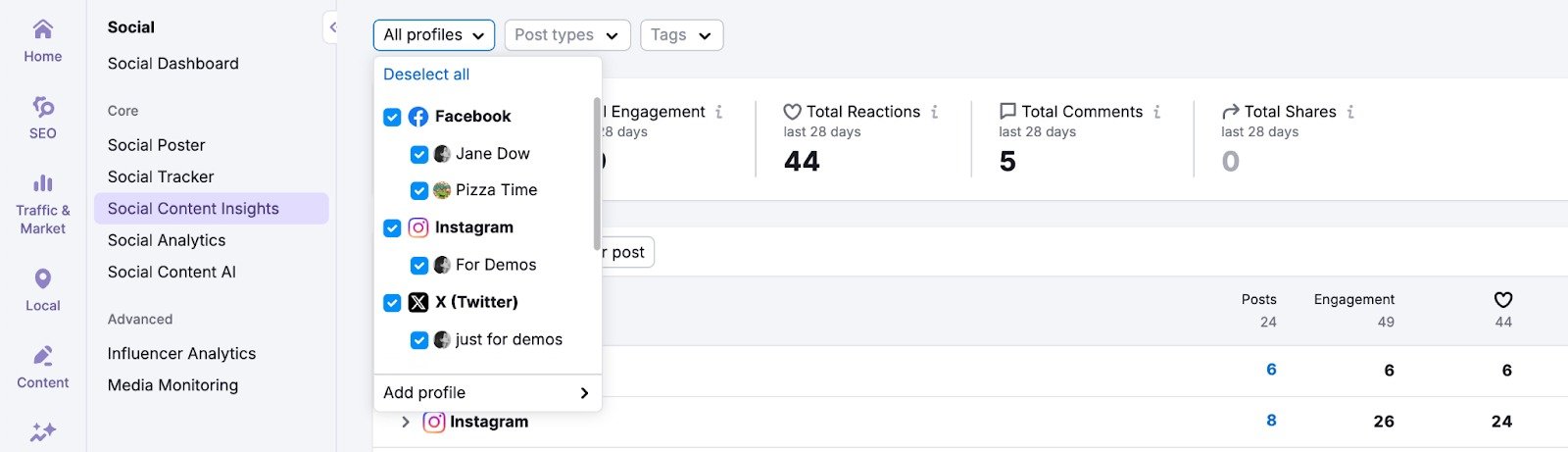 Social Content Insights image 2