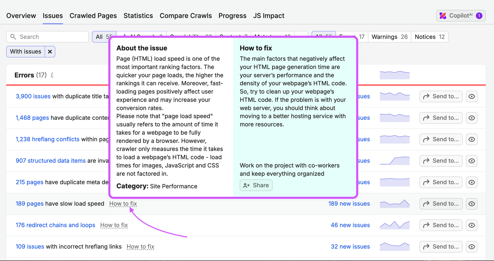 Reviewing Your Site Audit Issues image 2